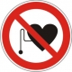 Р11. Запрещается работа (присутствие) людей со стимуляторами сердечной деятельности